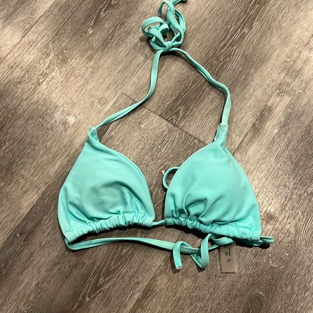 Small Teal Bikini Top